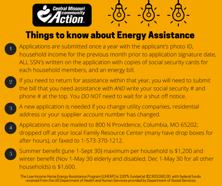 Energy Assistance CMCA